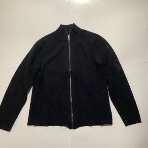 Calvin Klein Charcoal Full-Zip Sweater